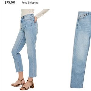 Topshop straight jeans
